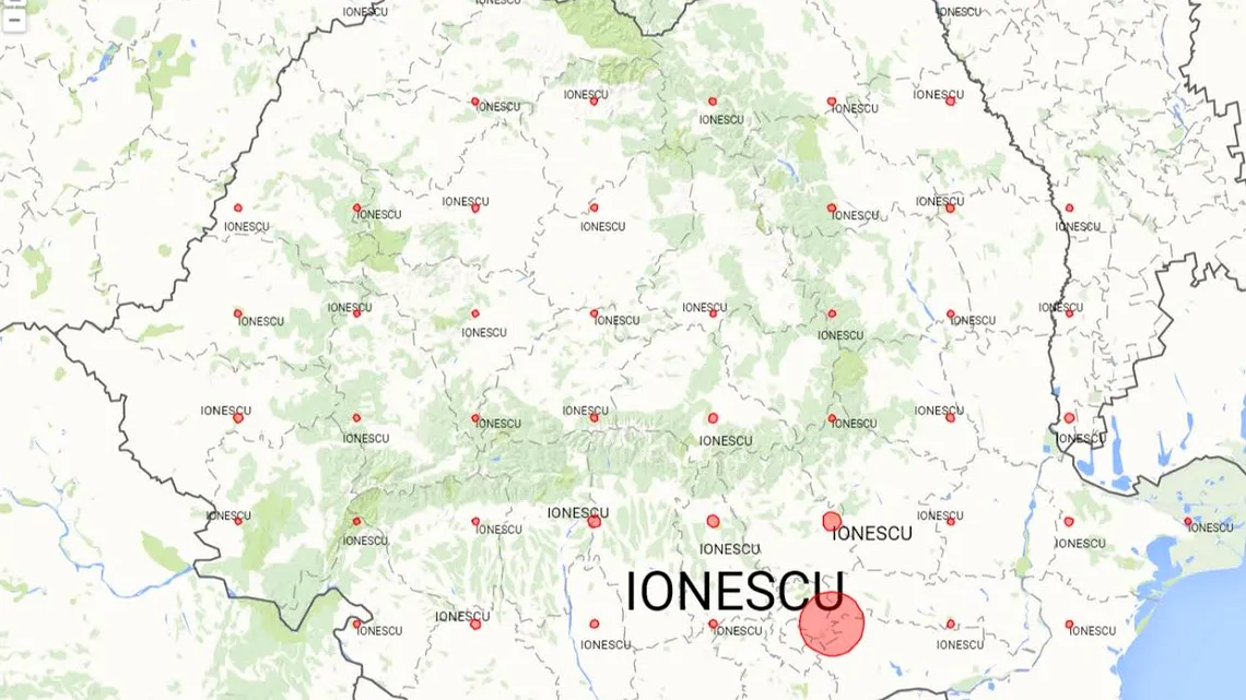 Harta Online Care IÈ›i AratÄƒ De Unde Vine Numele TÄƒu De Familie