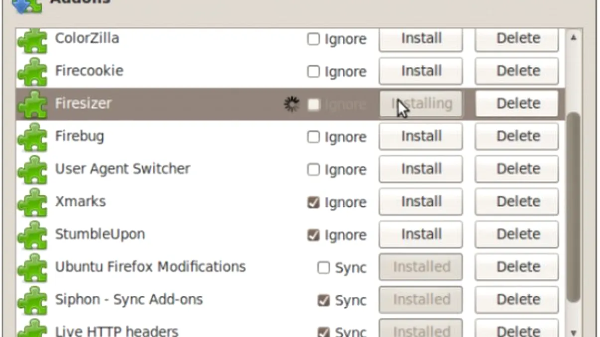 Sincronizeaza-ti extensiile de Firefox mai simplu
