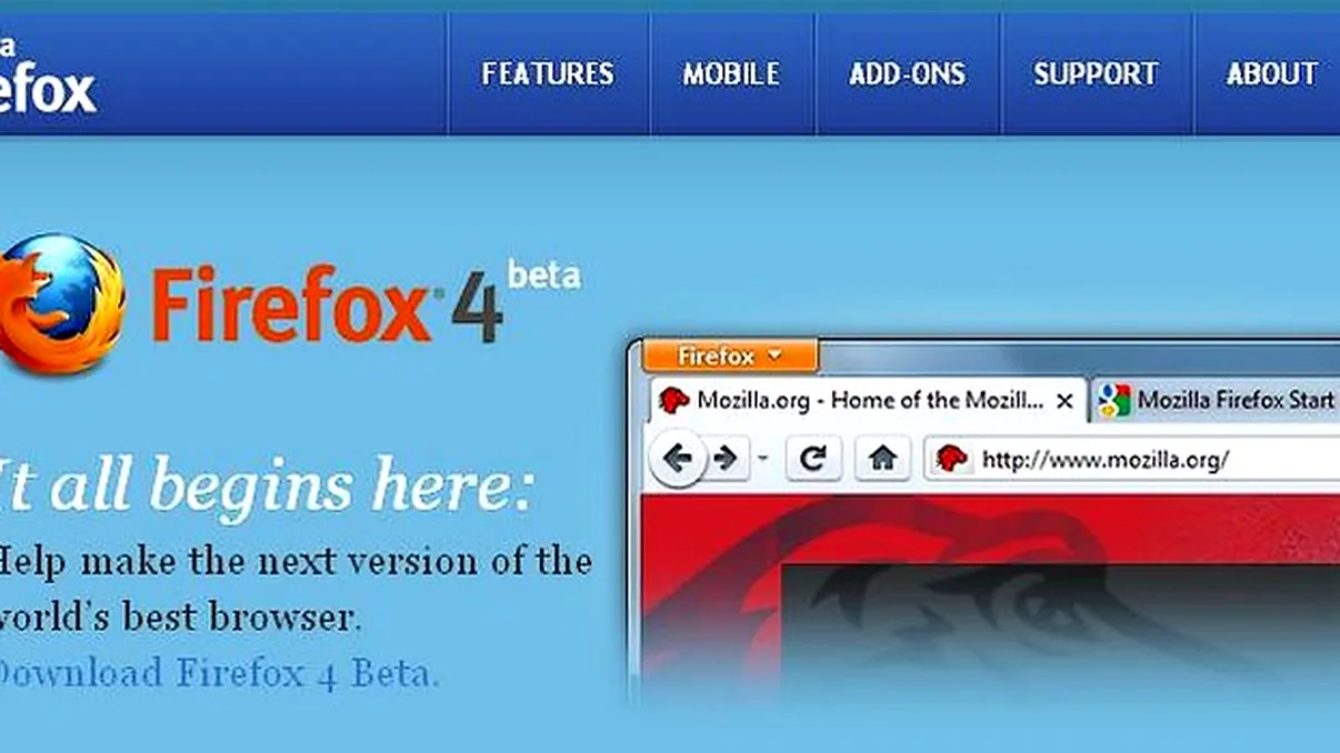 Firefox 4, din februarie