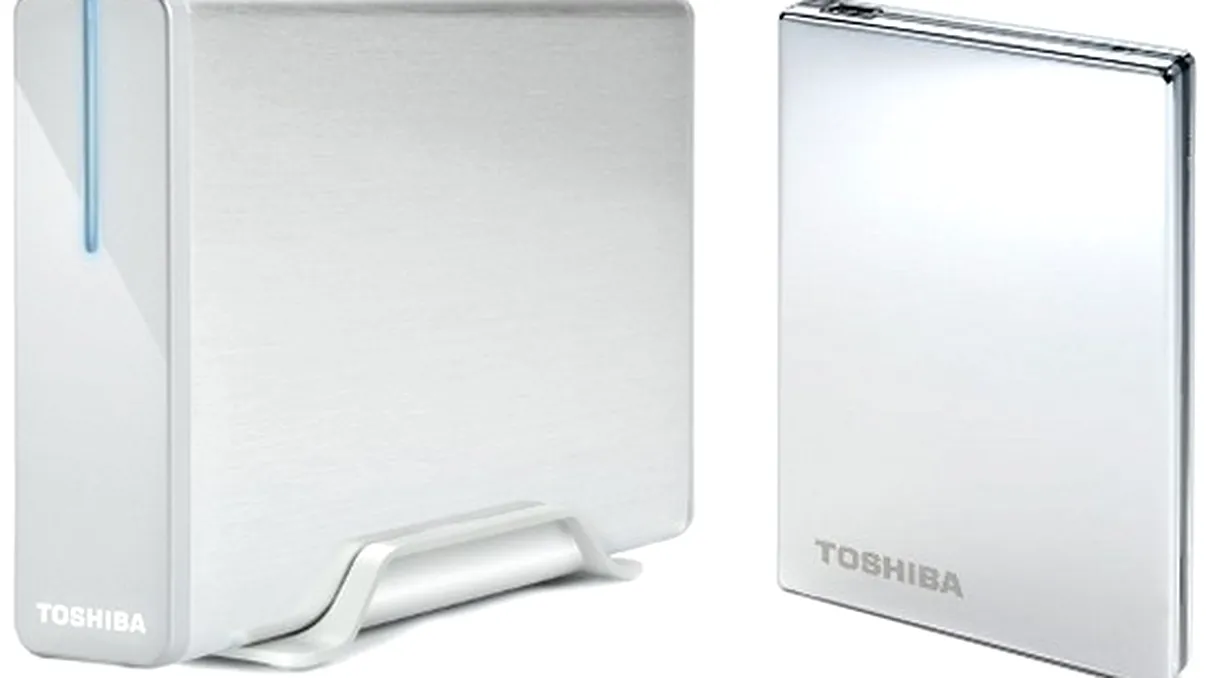 Toshiba: 2 noi hard disk-uri externe de pana la 2TB si USB 3.0