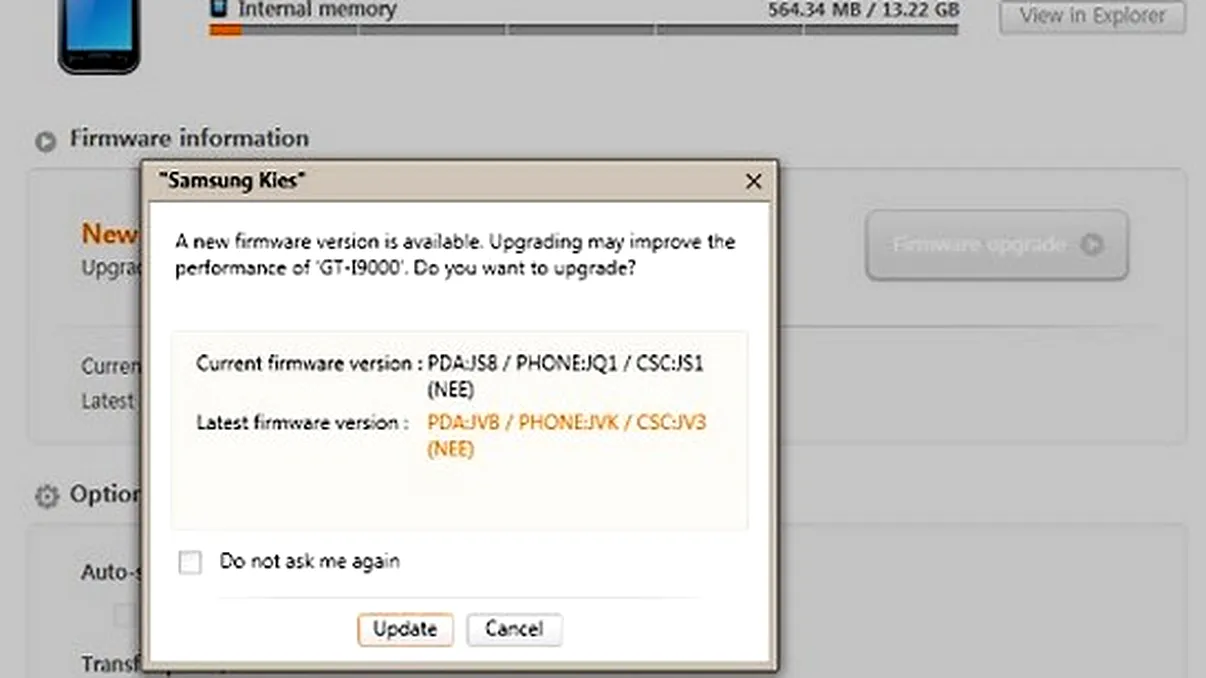 Galaxy S cu Android 2.3.3