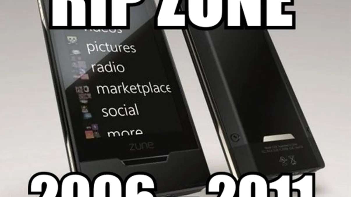 Microsoft renunta la dispozitivele Zune
