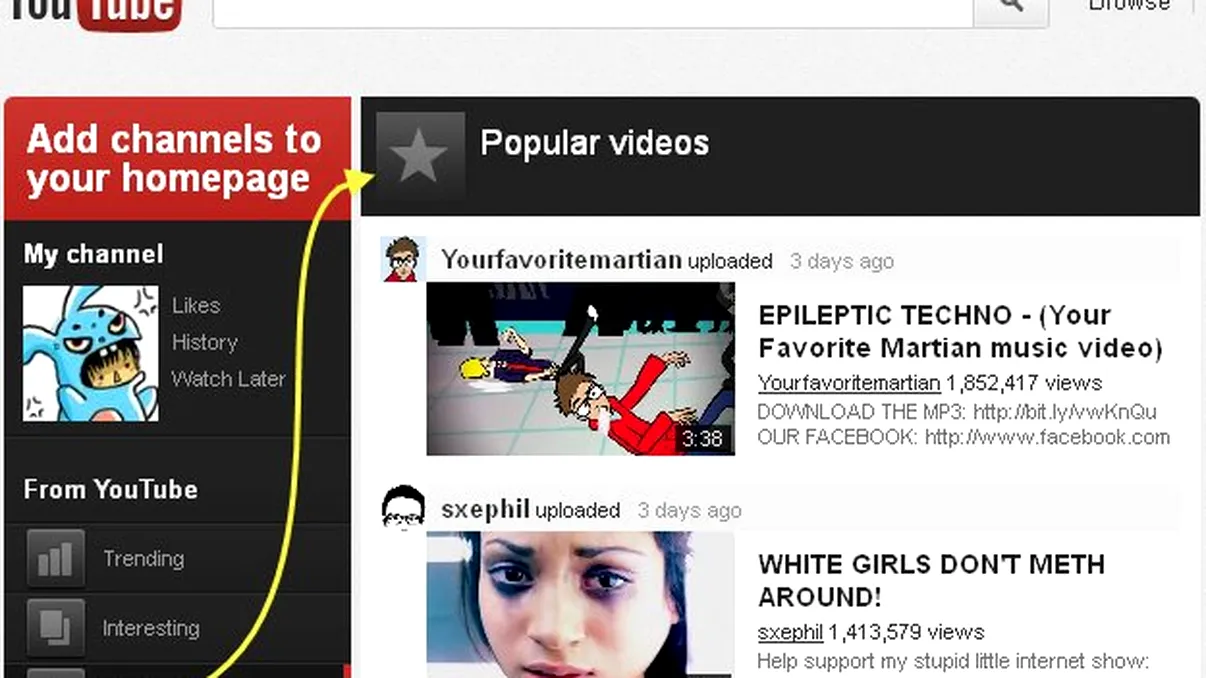 YouTube se pregateste de facelift