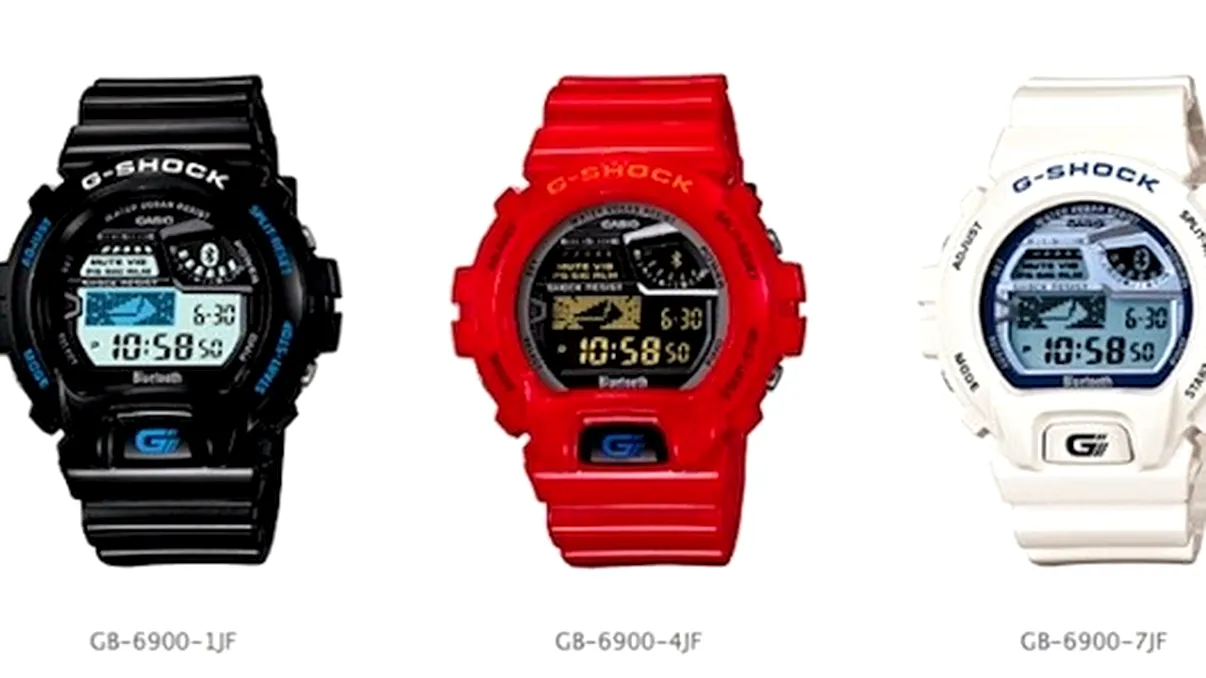 Ceasurile Casio G-Shock cu Bluetooth se pupa de minune cu smartphone-urile