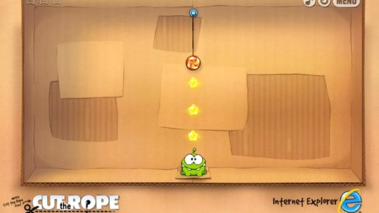 Cut the Rope trece in browser - demonstreaza de ce este bun HTML 5