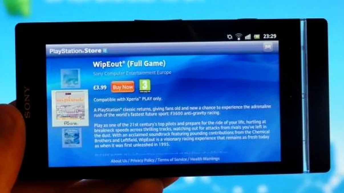 PlayStation Pocket, acum si pe Xperia S