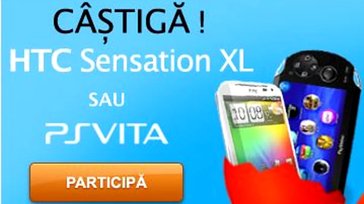 Surpriza de Pasti: HTC Sensation XL sau PS Vita?