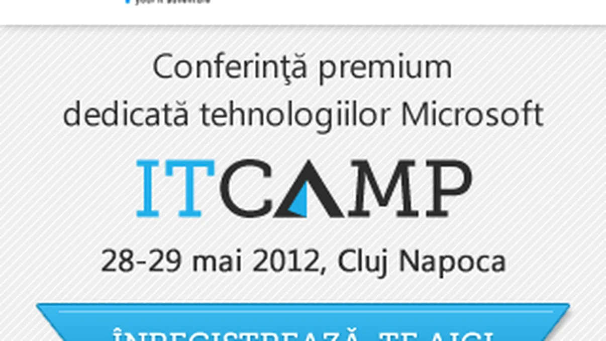 Conferinta pe tehnologii Microsoft: IT Camp a ajuns la editia a 2-a