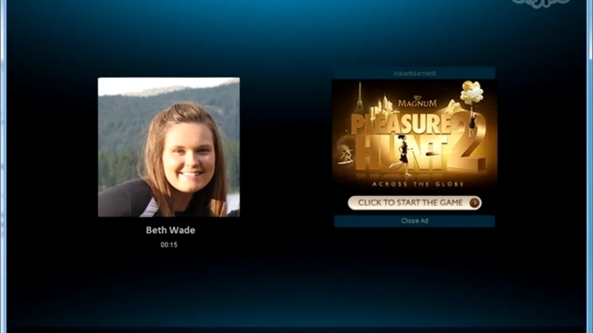 Oof! Skype baga reclame in fereastra de audio chat pe PC