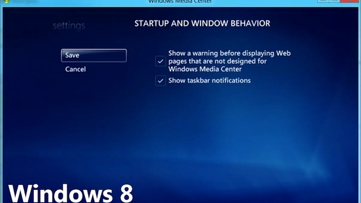 Microsoft sfideaza utilizatorii de Media Center si dezvoltatorii de hardware in Windows 8