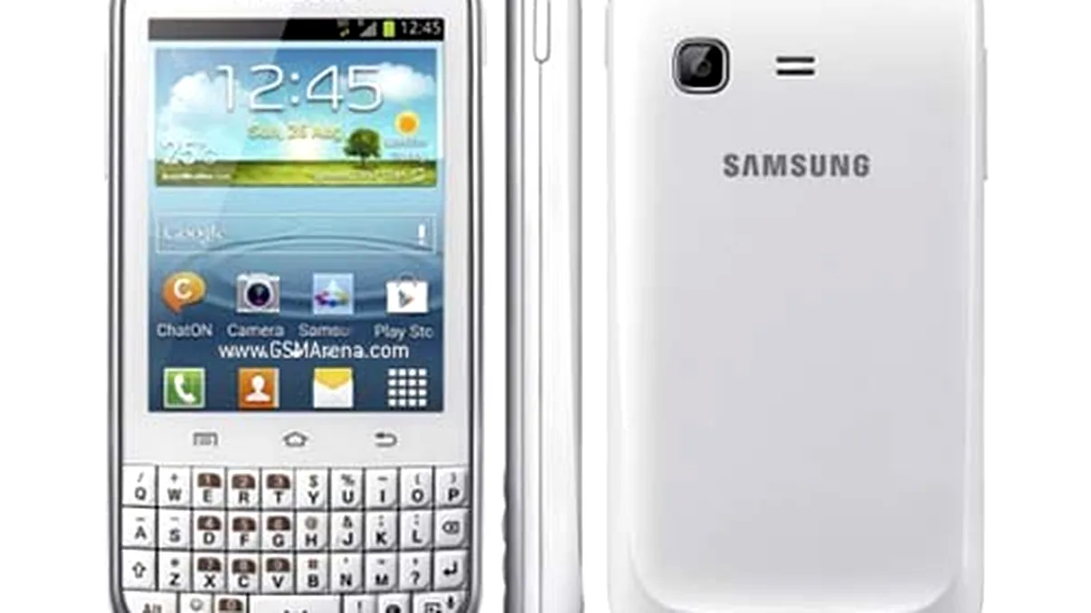 Samsung lanseaza noul Galaxy Chat cu touchscreen