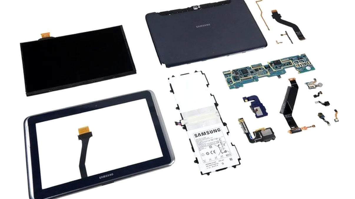 Galaxy Note-ul 10.1 se desface mai usor decat ai crede