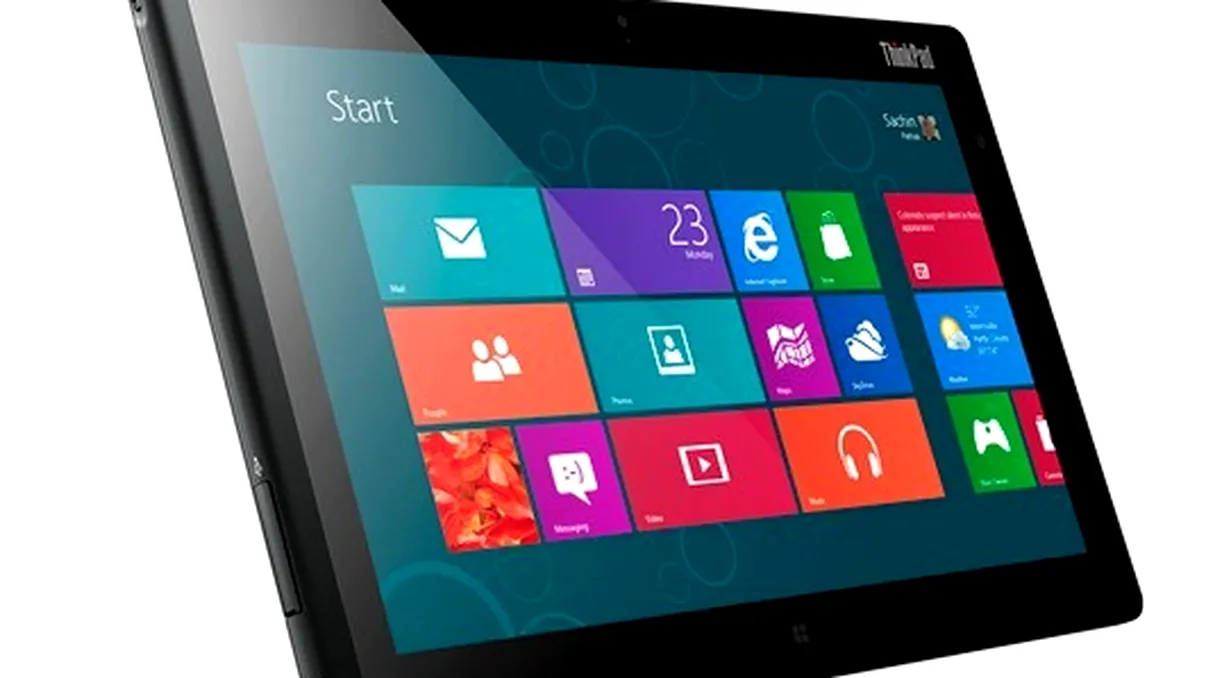 Lenovo adopta Windows 8 cu ThinkPad Tablet 2