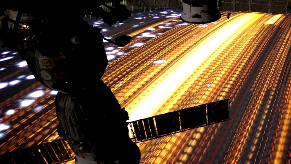 Un nou clip magnific, filmat din spatiu...