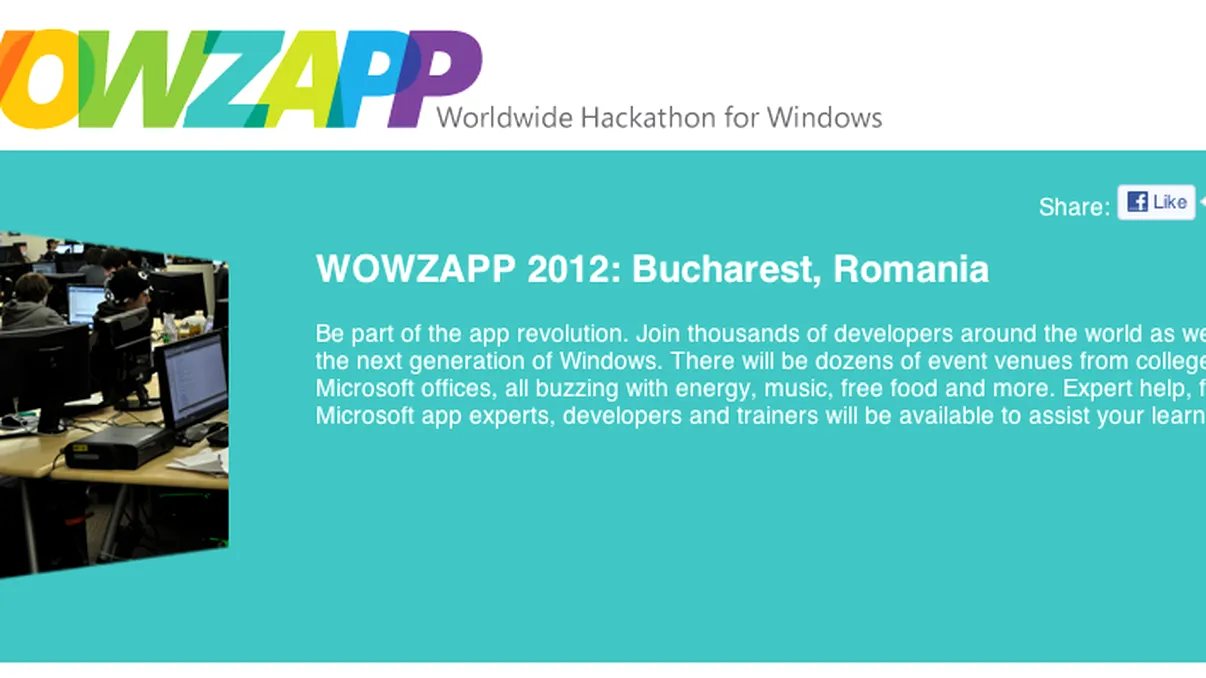 Mai sunt 3 zile pana la Wowzapp - Hackatlon-ul de Windows