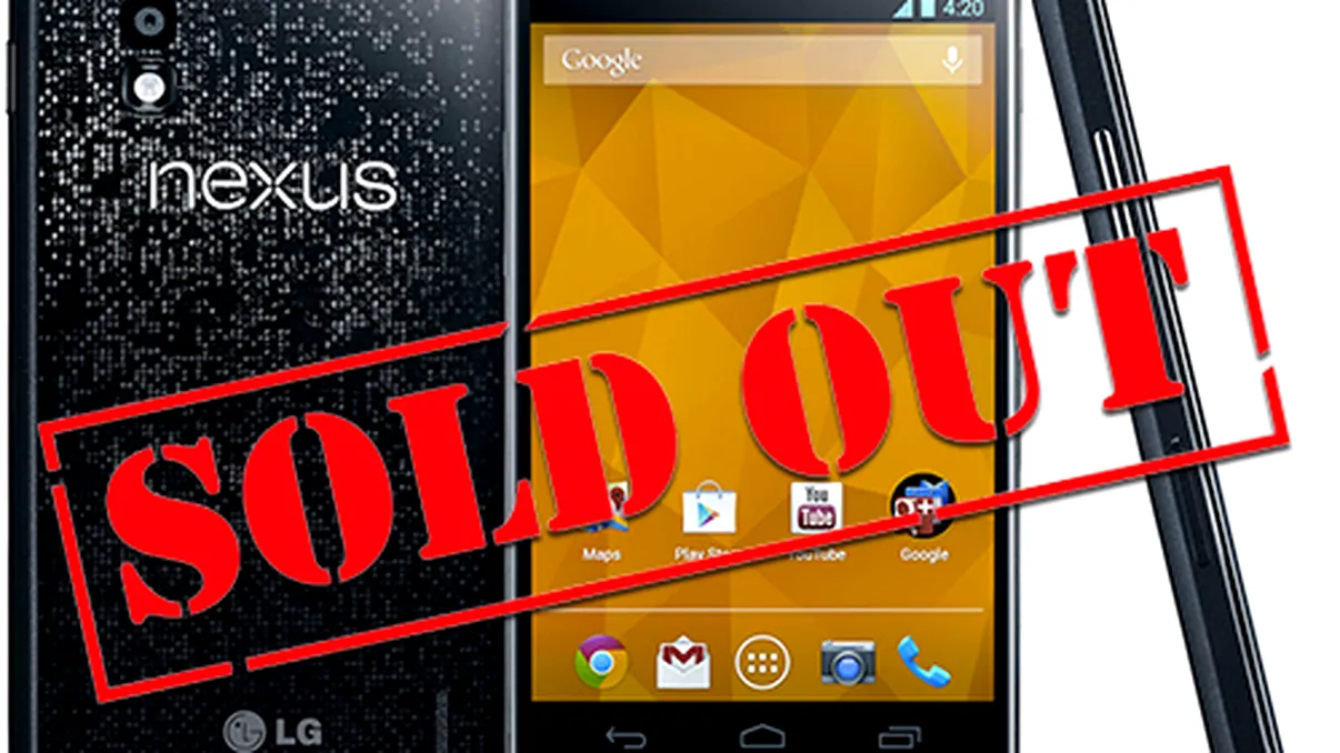 Nexus 4 tot mai greu de gasit