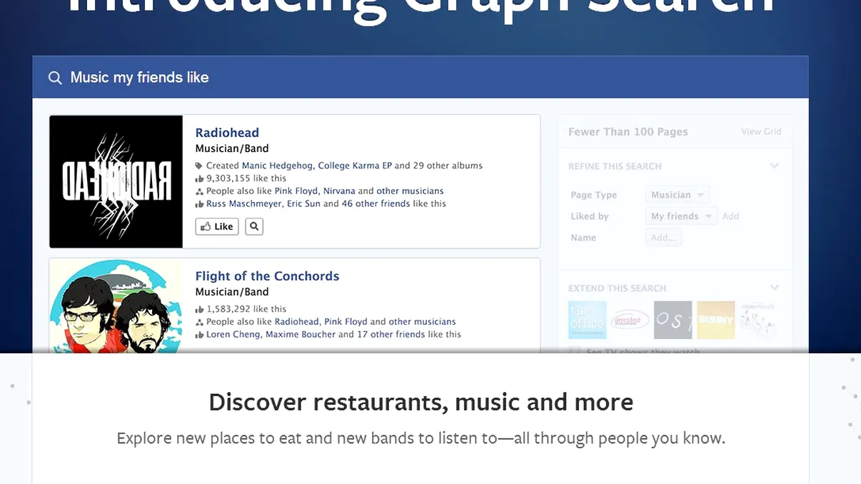 Facebook Graph Search - Sa fie oare o alternativa la Google?