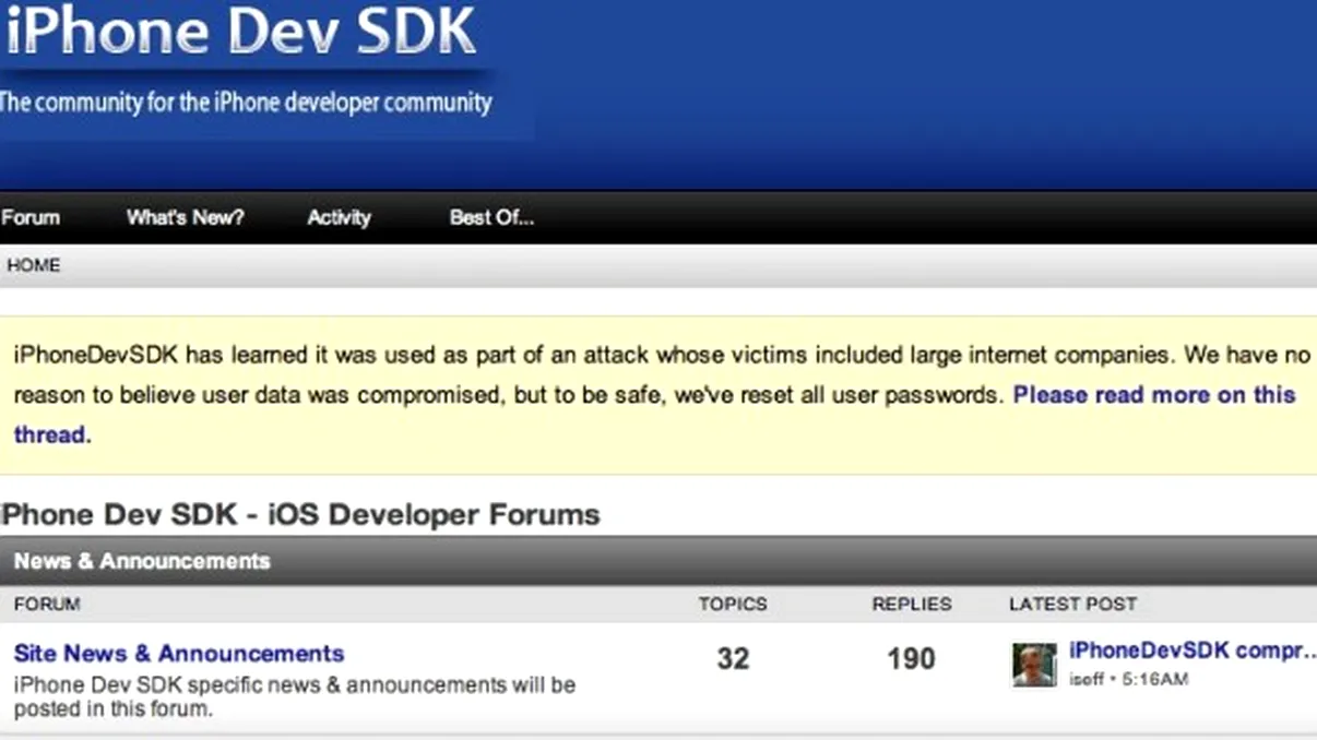 Sursa malware-ului din ultimele zile este iPhondeDevSDK