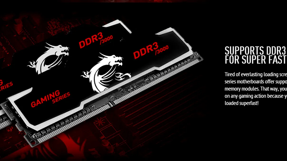 MSI intra pe piata de memorii RAM cu module tactate la 3000 MHz