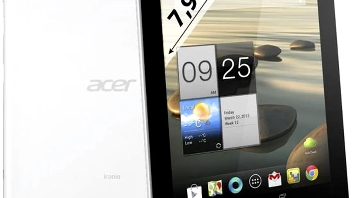 Acer Iconia A1-810 este un concurent direct pentru iPad mini