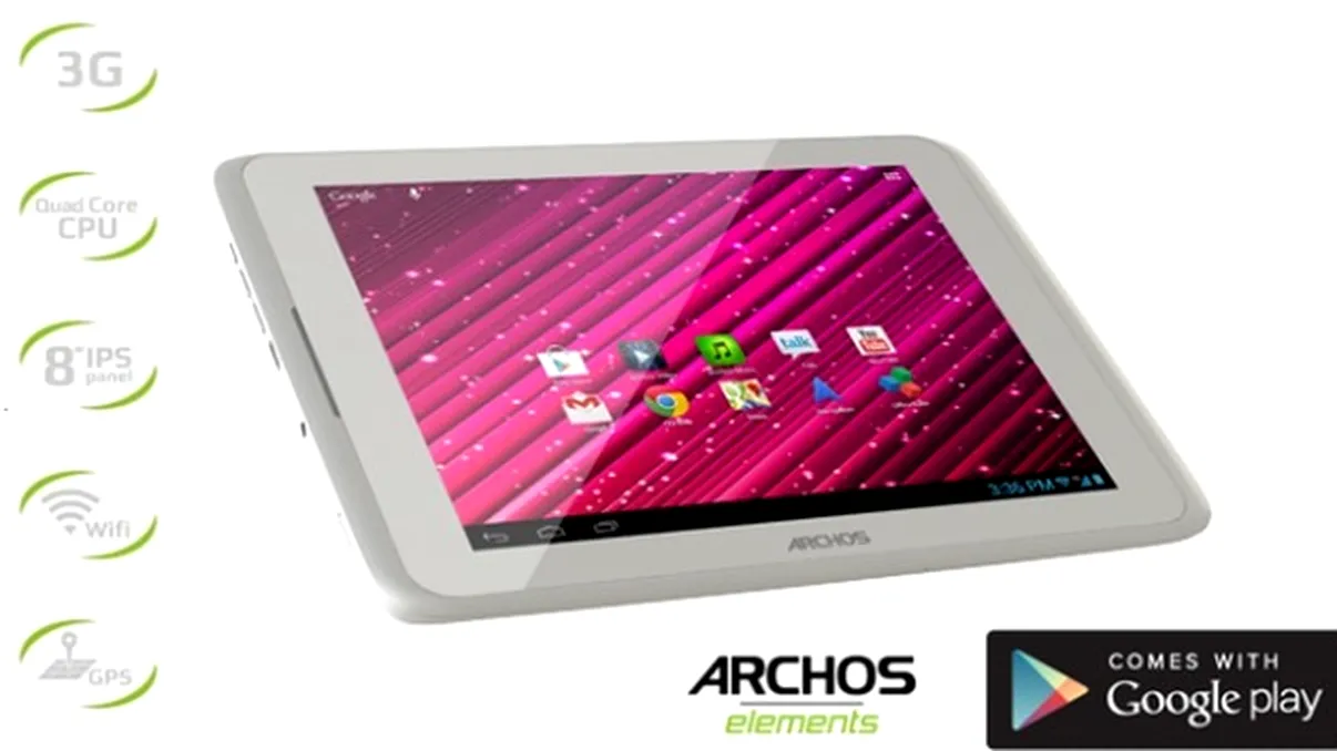 Archos 80 Xenon, o alta tableta quad core de 200 dolari