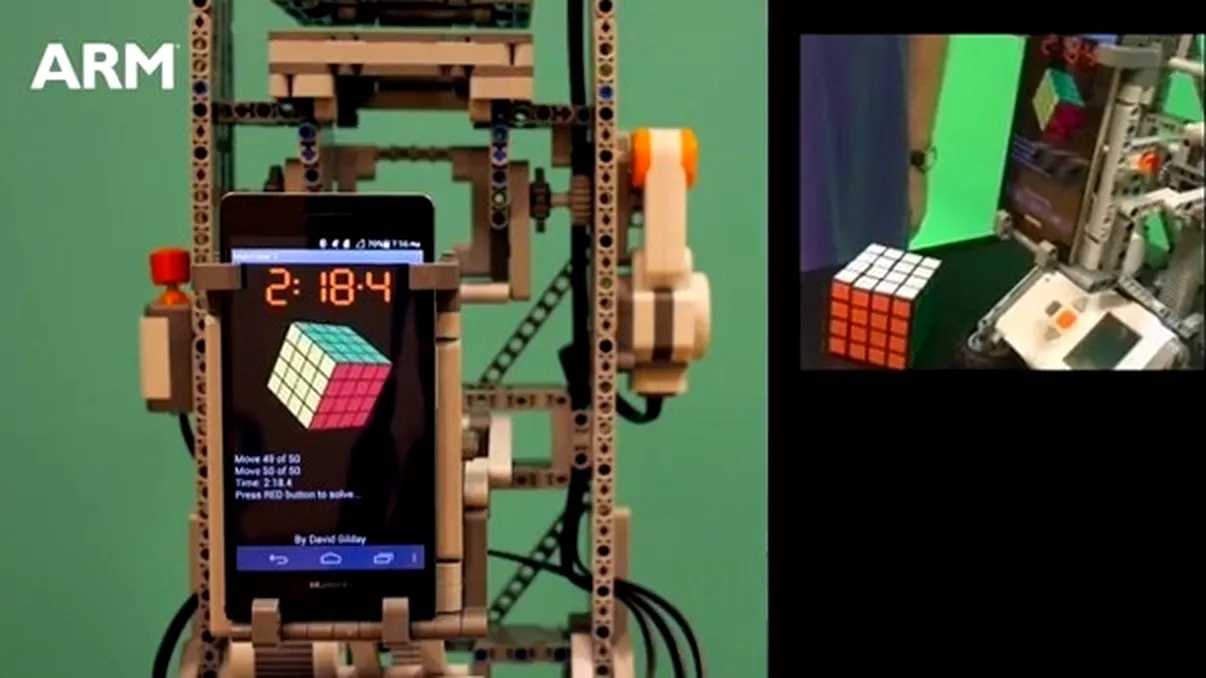 Cat de repede poate rezolva un smartphone cubul Rubik ? [VIDEO]