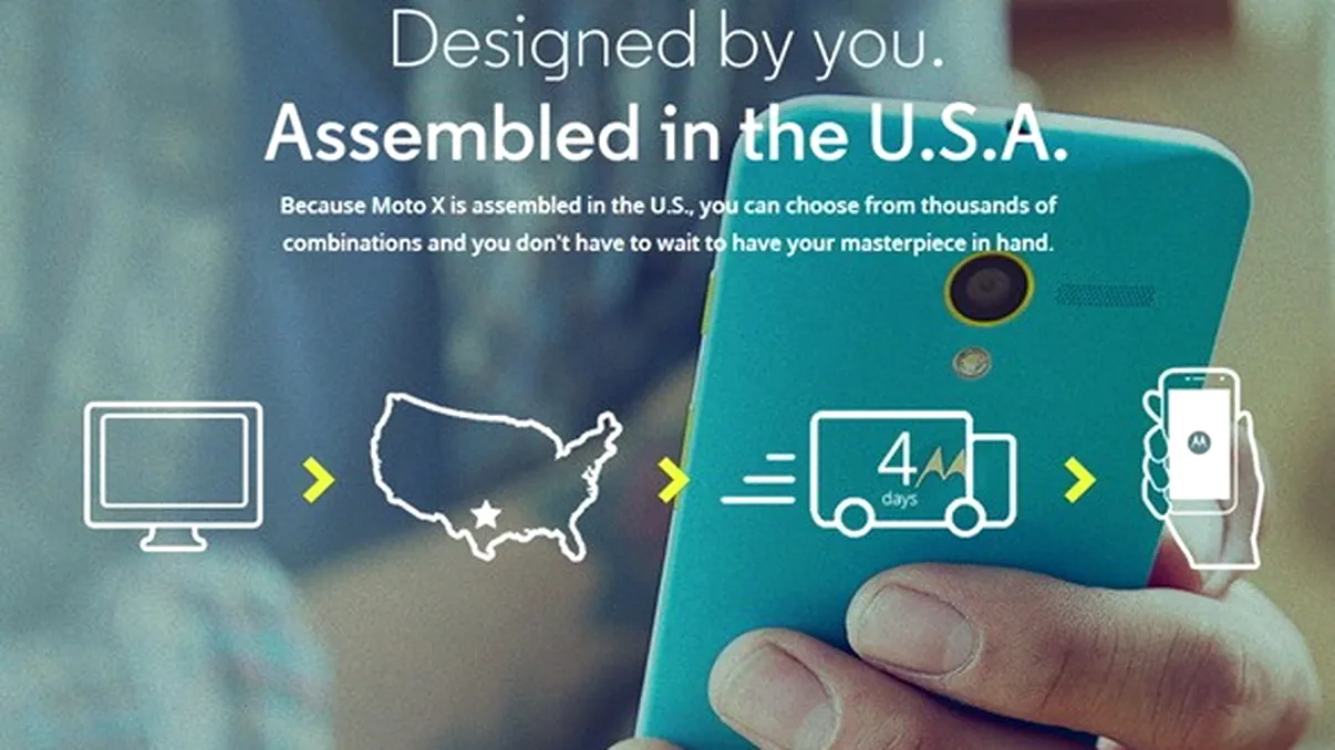 Trucuri de marketing: Ce inseamana Made in USA la Moto X ?