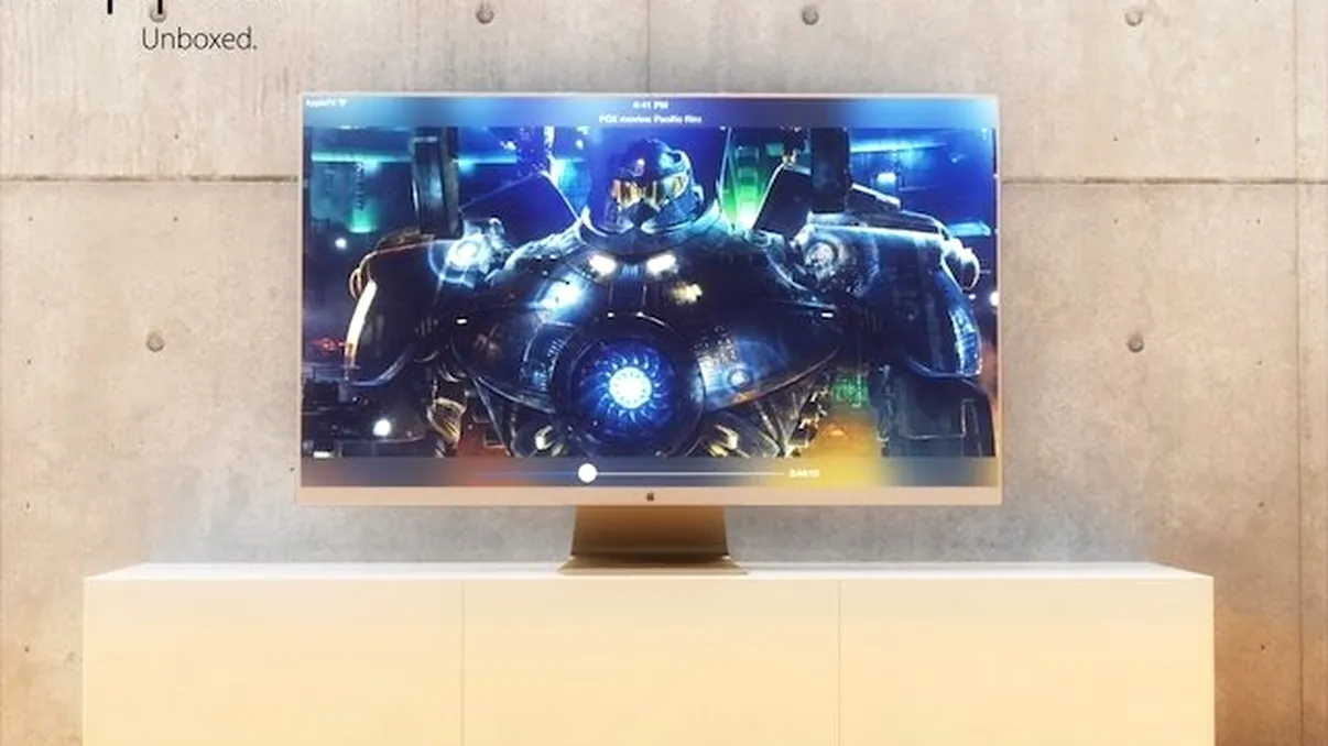 Concept: Cum arată primul iTV sau Apple TV curbat?