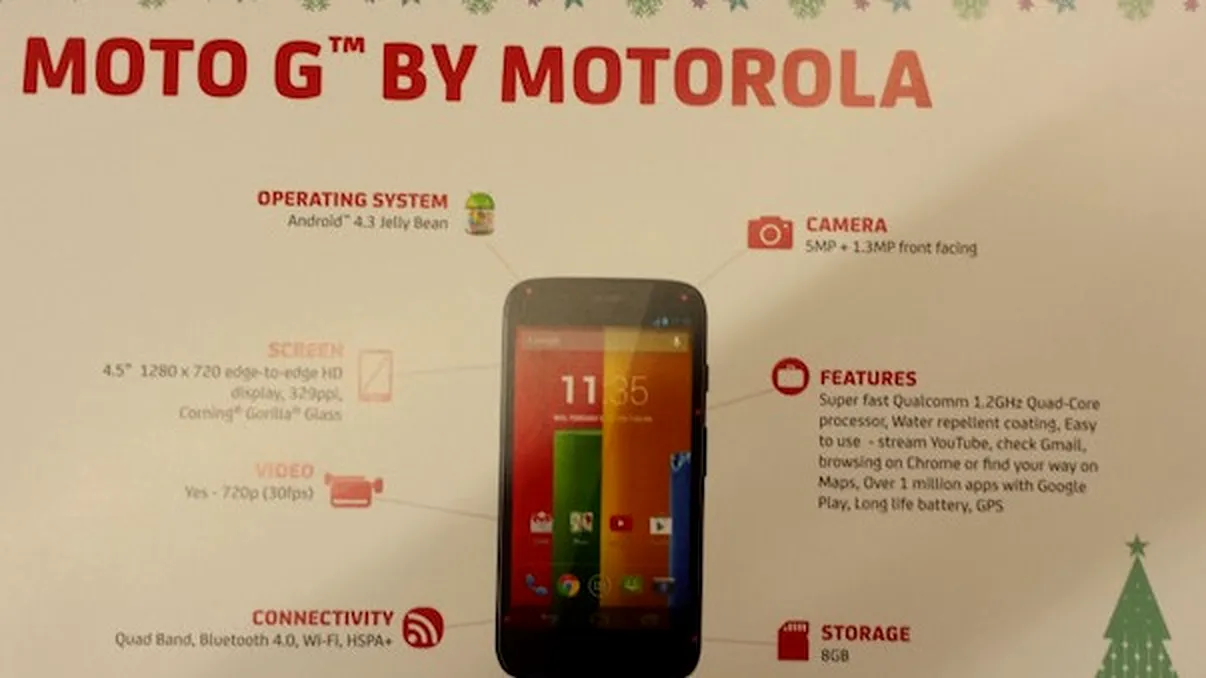 Specificatiile lui Moto G, fratele mai mic al lui Moto X, au ajuns online