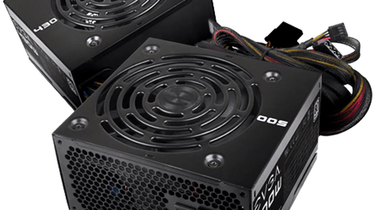 EVGA atacă segmentul mainstream cu surse fiabile de putere mică