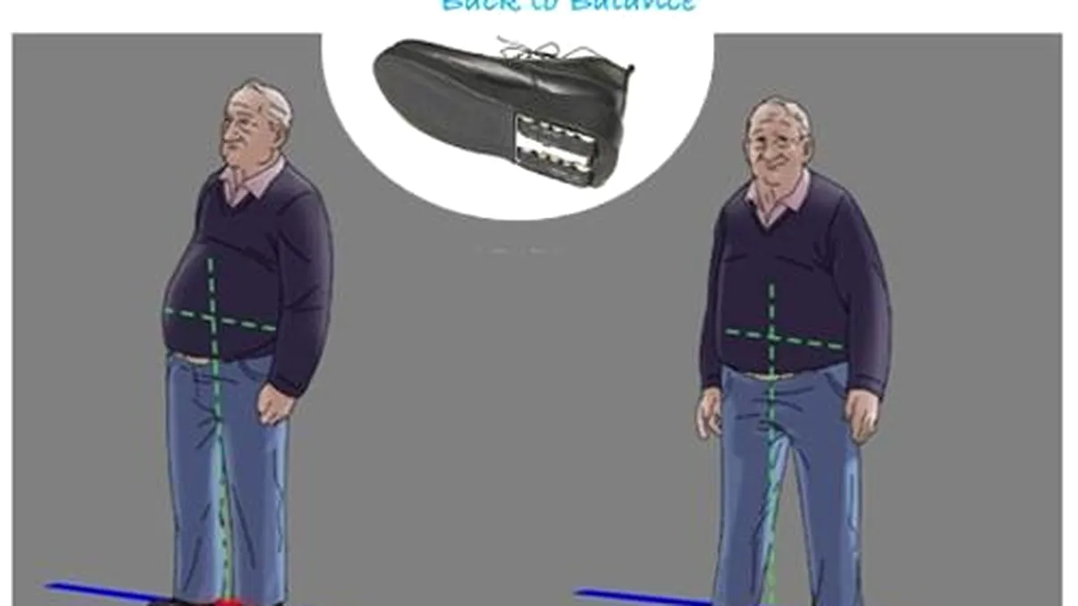 Pantofi inteligenţi B-Shoe: gadget-uri pentru bătrâni