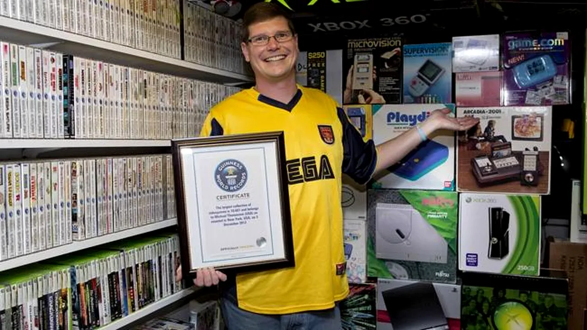 Michael Thomasson, cel mai mare colecționar de jocuri video din lume