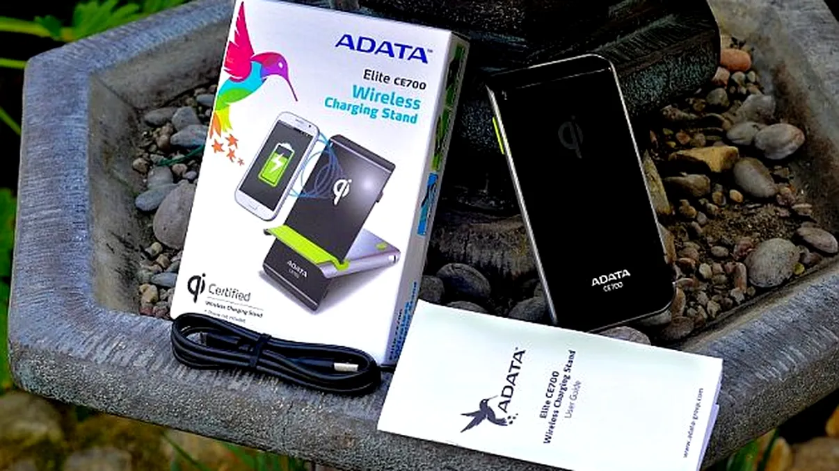 ADATA Elite CE700, o stație de încărcare Wireless pe standardul Qi