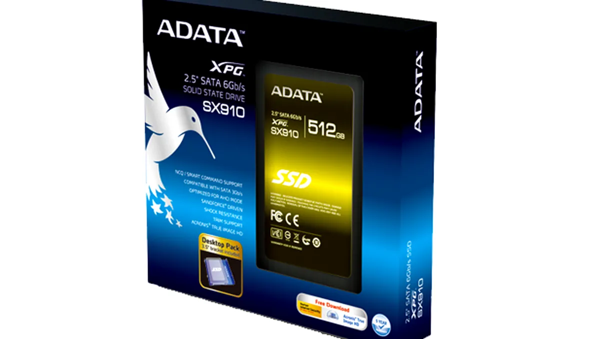 ADATA lansează un nou firmware pentru SSD-uri cu controller SandForce