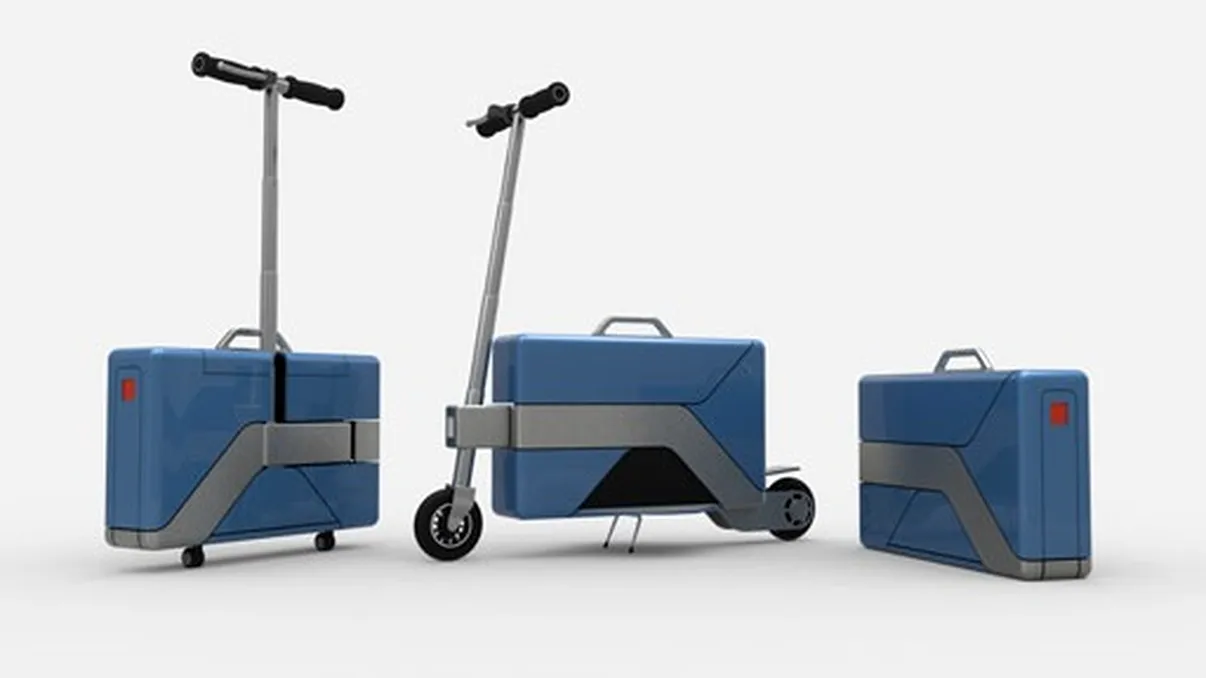 Commute-Case este o geantă şi un mijloc de deplasare autonom [+VIDEO]