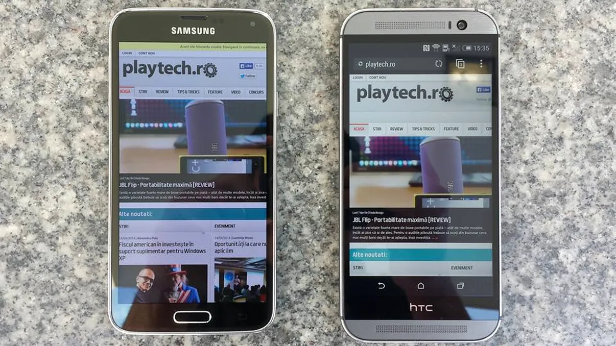 Cinci motive pentru care HTC One M8 e mai bun decât Samsung Galaxy S5