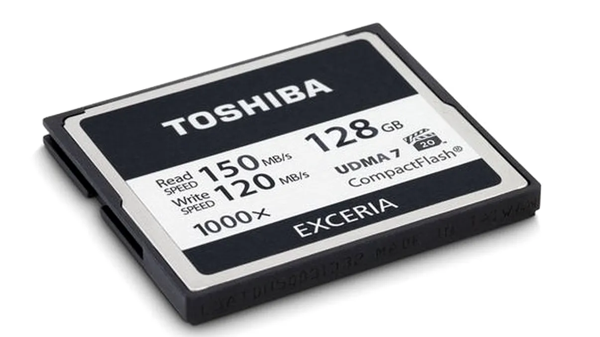 Noile carduri CF Toshiba EXCERIA 1000x sunt bune pentru orice