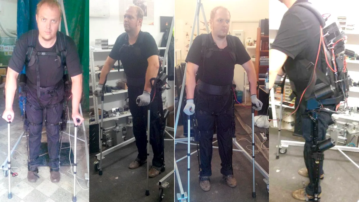 Exoschelete românești care redau dreptul la viață paraplegicilor [VIDEO]