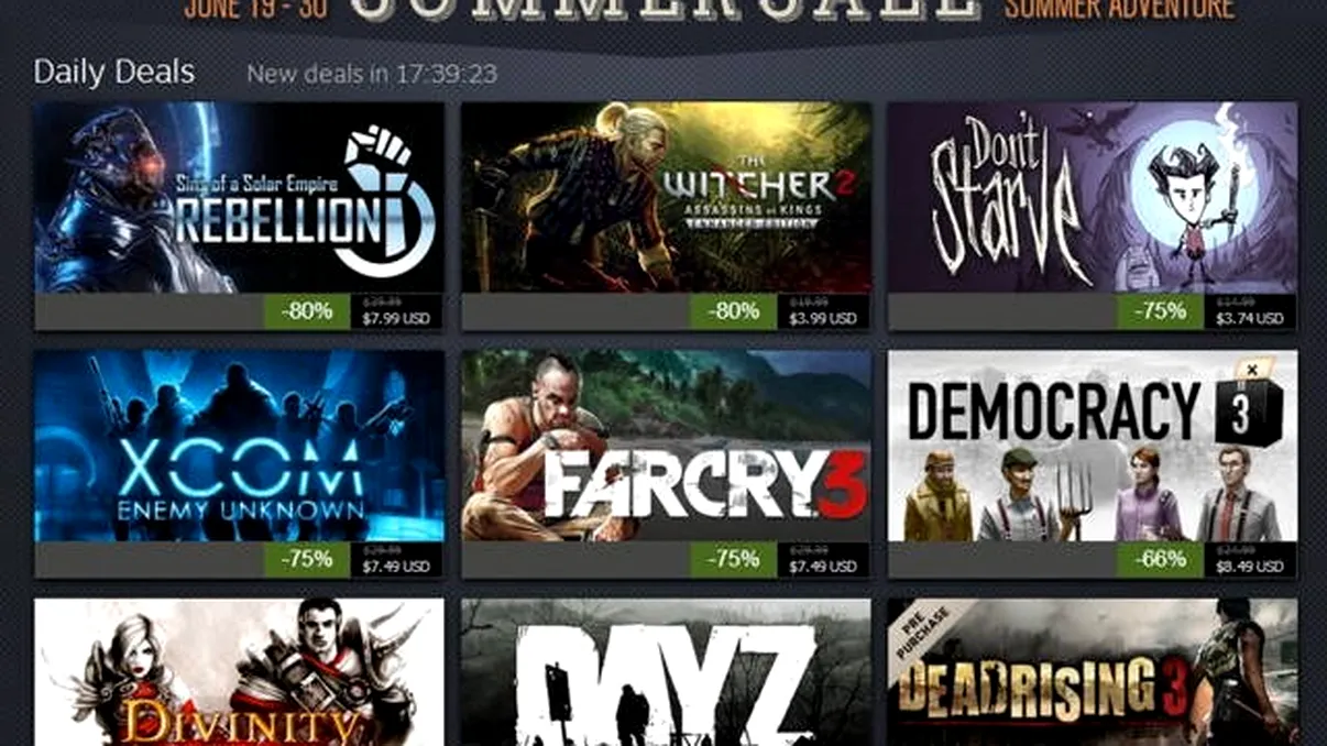 Cei mai mulţi dintre noi cumpără doar jocuri la reduceri