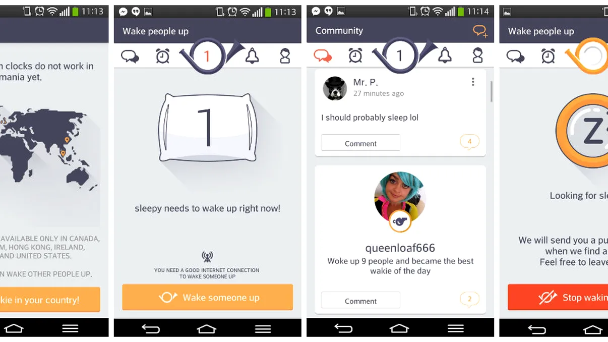 Wakey, aplicația care te lasă să le dai deșteptarea străinilor, a ajuns pe iPhone
