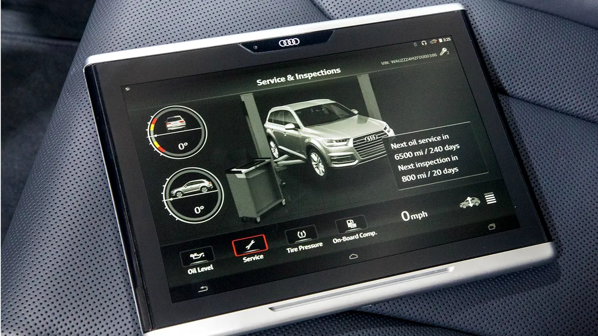 Cea mai frumoasă tabletă din lume vine cu un Audi Q7