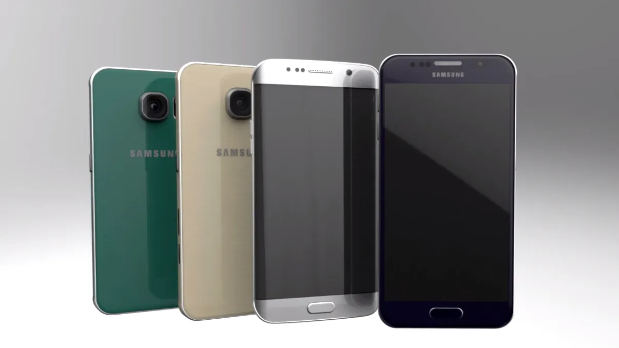 Samsung Galaxy S6 în imagini: Cum a reprodus un artist viitorul smartphone al coreenilor