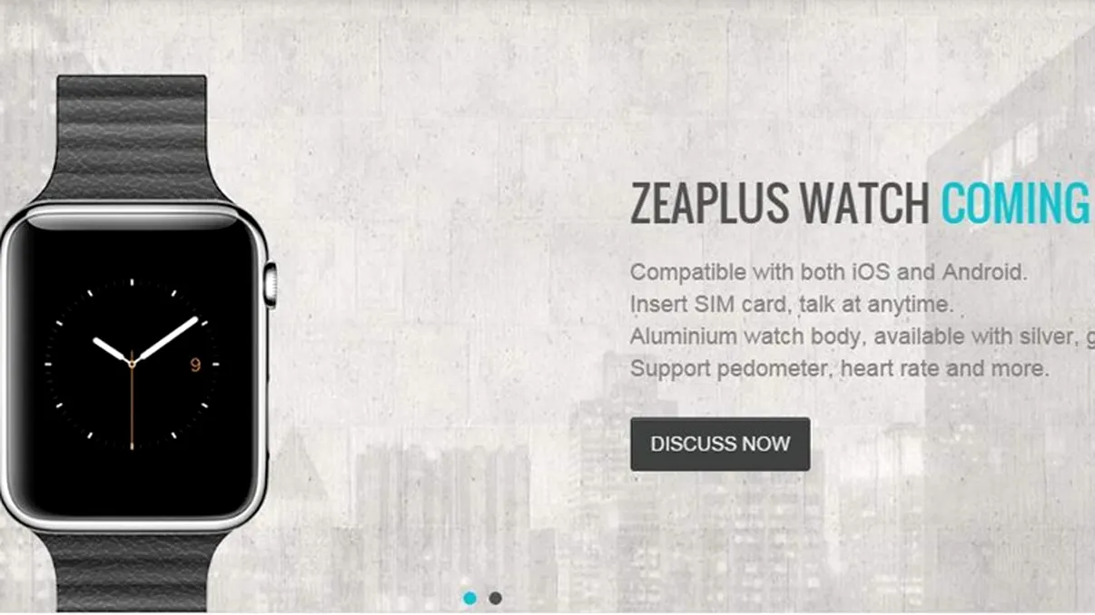 Zeaplus Watch este prima clonă pentru recent lansatul Apple Watch