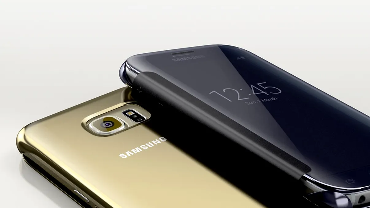 Carcasa Clear View pentru Samsung Galaxy S6 vă zgârie telefonul