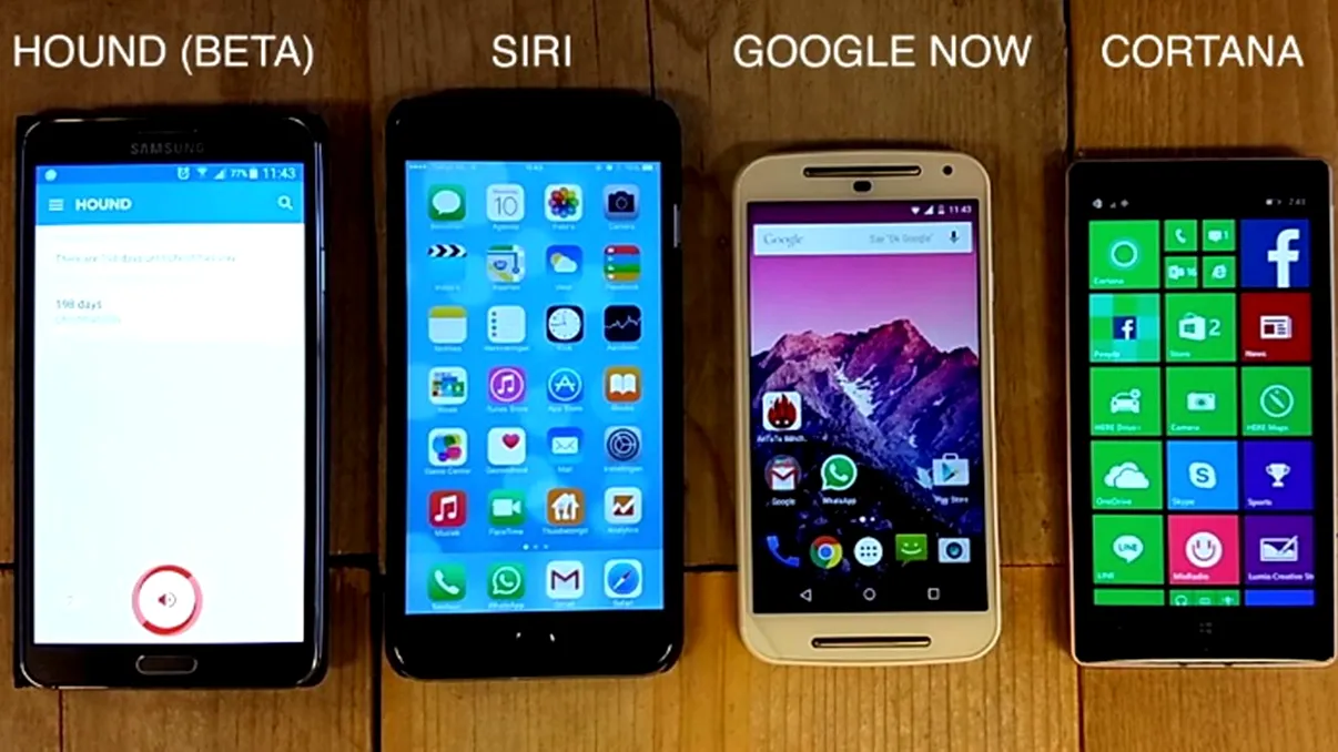 Lupta asistenților: Siri vs. Google Now vs. Cortana vs. Hound [VIDEO]