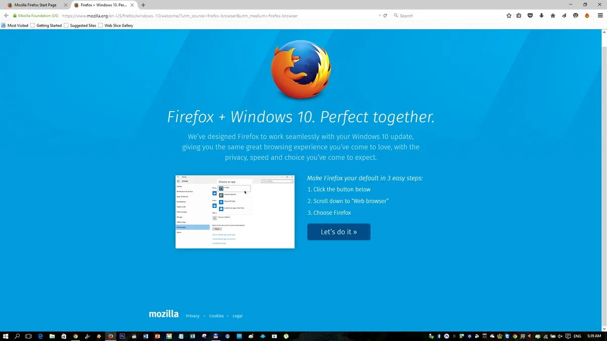 Firefox 40 te ajută să scapi de dominaţia Bing din Windows 10