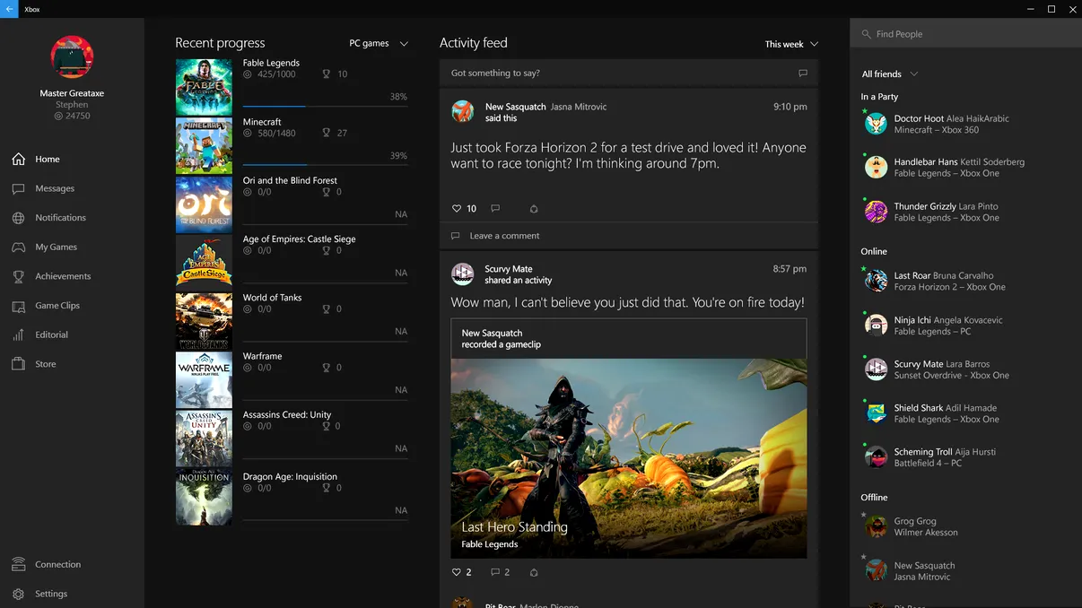 Noua interfaţă de Xbox One bazată pe Windows 10, detaliată