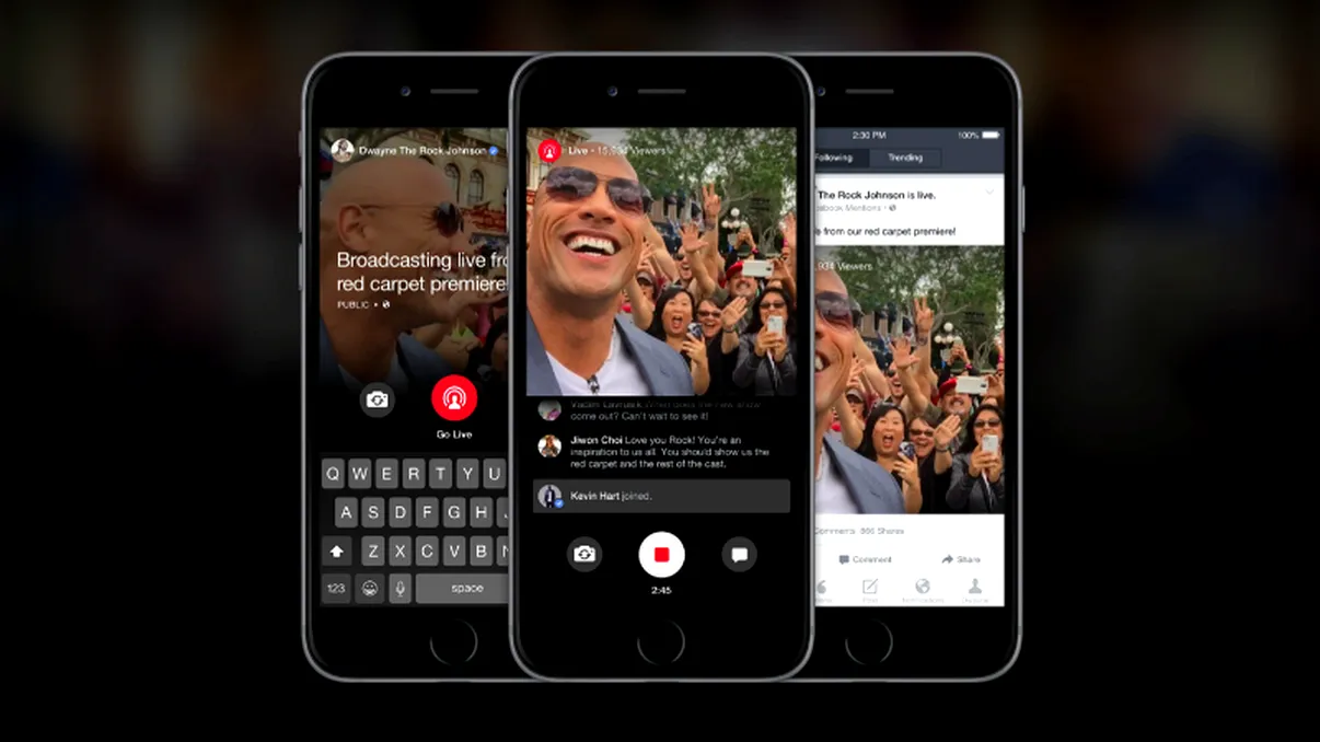 Facebook le permite jurnaliștilor să transmită live direct în aplicație