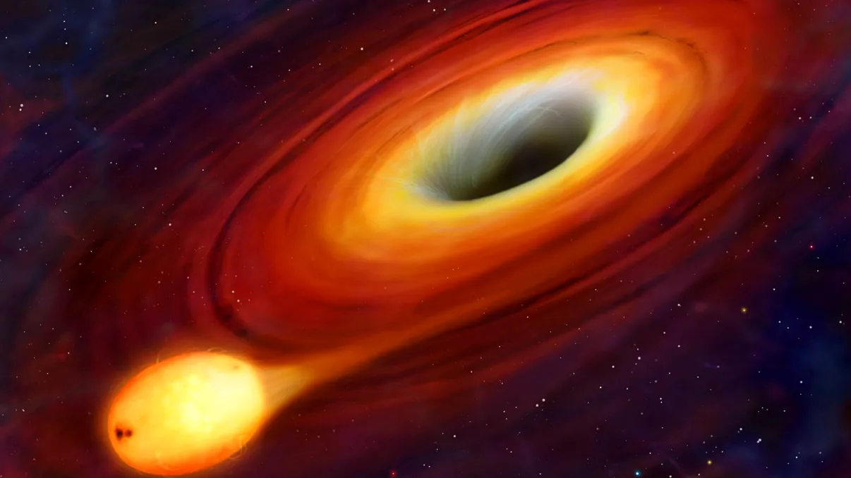 Acest video de la NASA îți arată o gaură neagră distrugând o stea