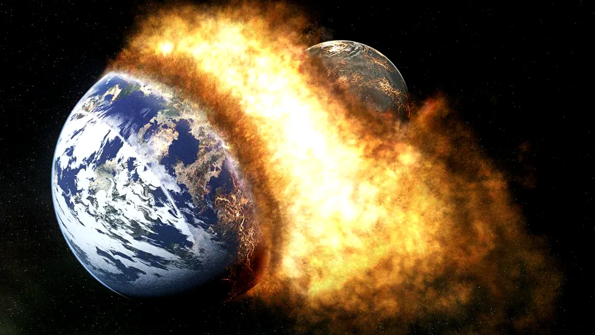 Ce s-ar întâmpla dacă Luna ar lovi Pământul
